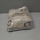 LAMIT Natural Linen Thermal Curtains for Bedroom, 72 inches Grommet Soft Thick Light Reducing Linen Curtains Window Panels for Living Room/Farmhouse, Set of 2 Panels, W52 x L72, Natural Beige