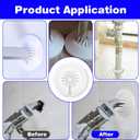 Plumbing Cover Plates,8 PCS Plastic Pipe Covers Water Tube Cover