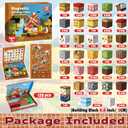 Goody King Magnetic Blocks | 120PCS Magnetic Building Blocks,Magnetic Blocks Farm,STEM Montessori Sensory Toys for Toddlers Kids Boys Girls Ages 3 4 5 6 7 8 9 10 Christmas Birthday Easter Gifts