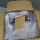 128 oz Clear Wave Square Bowls, 25 Packs