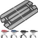 Hisencn Cooking Grates for Weber Traveler Portable Gas Grill, Cast Iron Grill Grate Grid Replacement Parts for Weber 9010001 Outdoor BBQ Propane Grill Accessories, 2 Pack, 
13.5"L x 12"W x 2"Th