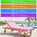 2 x Yufawow 4 Packs Towel Band for Beach Pool Lounge Chair Strap Clip Cruise Card Lanyard Luggage Tag Holder Royal Caribbean Cruise Essentials 2026 Vacation Must Haves Women