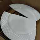 Mikasa Trellis Bone China Lightweight Chip Resistant 40 Piece Dinnerware Set, Service for 8