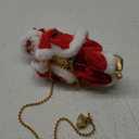 Climbing Santa with Music, Christmas Tree Pendant Ornament Novelty Climbing Santa Claus on Rope, Holiday Decoration, Great Gift