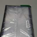 Clear Restaurant Menu Covers, Letter Size Holders with Double Panels, Metal Corners (8.5 x 11 in) (4)