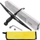 Rear Wiper Arm Blade Nut Set Replacement for Dodge Grand Caravan 2008-2019 Chrysler Town & Country 2008-2016,Back Windshield Wiper Assembly with Window Wiper Cap Cover Accessories