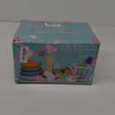 Baby Toys for 6 to 12 Months, Montessori Sensory Bins & Teething Toys, 6 in 1 Stacking Blocks, Rings, Eggs, Spinner, Crab Shape, 27 Pieces, Ages 6-36 Months