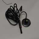 TV Antenna for Smart TV Indoor, 2025 Digital Indoor Antennas with Strong Magnetic Base, 360&Long Range Reception TV Antenna for Local Channels, Easy Setup Digital HD Antenna for TV Without Cable (Black+Red)