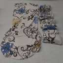 Stretchy Parson Chair Slipcovers for Dining Room Chair seat Covers Chair Protectors for Party Pet Protection Universal Fit Soft Polyester (Set of 6, Chrysanthemum)