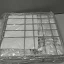 JUPELI Foil and Plastic Wrap Organizer, Expandable Kitchen Pantry Storage, Height Adjustable Cabinet Rack for Kitchen Organization, Aluminum Foil -3 Tier 9.8" to 15.6"L