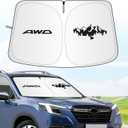 for Subaru Forester Sun Shade 2014-2025 2026, Car Front Window Covers Sun Visor Protector, Foldable Blocks UV Rays Windshield Sunshade for Subaru Forester Accessories