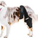 Dog ACL Brace for Luxating Patella Back Leg, Adjustable Dog Rear Leg Brace Support for Joint Pain Muscle Sore Knee Cap Dislocation,Stifle Brace with Side Stabilizers