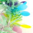 66Ft Easter Egg Garland Decorations Glitter Tinsel Spring Pastel Garland Easter Tree Decor for Bedroom Office Classroom Party Indoor Outdoor Holiday Home Decoration Supplies Blue Yellow Pink Green