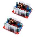 HiLetgo 2pcs 400W 15A DC Step up Boost Module Constant Current Power Supply Module 8.5-50V to 10-60V Adjustable Transformer Voltage Booster LED Drive Module