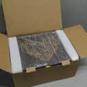 Larger Wooden Memory Keepsake Box with Hinged Lid & 8x10 Photo Frame Inside Lid  Decorative Storage Box With a Hinge Lids for Pictures, Letters & Time Capsule  Wooden Gift Box, 5.3 x 8.6 x 11.7