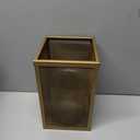 Honeybloom Metal Mesh Pillar Candle Holder, 10in 