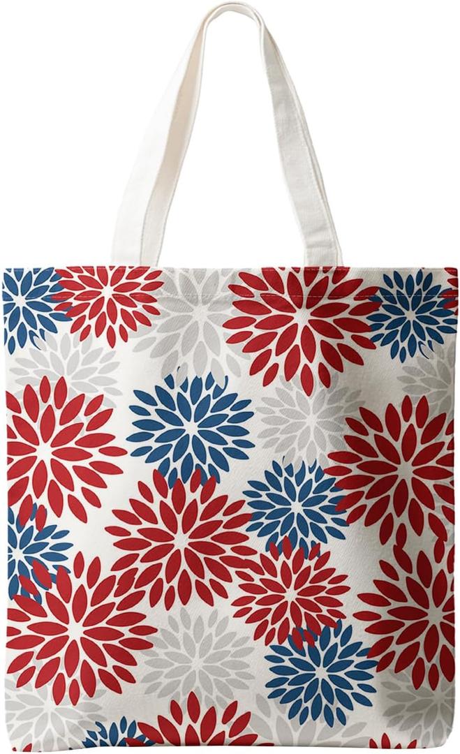 Horaldaily Canvas Tote Bag,Reusable Shoulder Tote Bag for Women Lady Casual Vacation, Shopping, Work, Gym