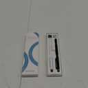 Stylus Pen for Touch Screen(2 Pack) - Mixoo 2-in-1 High Sensitivity Retractable Stylus with Smaller Disc Tip Universal Stylus for iPad iPhone Tablets All Capacitive Touchscreen Devices (Black + White)