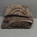 Ileading Bathroom Rugs Sets 5 Piece, Ultra Soft Absorbent Bath Mat for Bathroom, Non Slip Washable Bath Rug Set with Toilet Cover, Plush Bath Runner and U-Shaped Contour Toilet Rug, Coffee (18"x26"+20"x32"+20"x48"+U20"x24"+Cover19"x21")