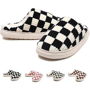 Guyarns House Slippers for Women & Men - Fuzzy, Casual Indoor/Outdoor Shoes with Memory Foam & Faux Fur Lining 270 (1.5)