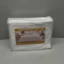 Ready To Rest 4 Piece Olympic Queen Sheet Set - White, Fits 66x80 Mattresses with 15 Inch Deep Pockets, Easy Care Microfiber Fabric, Ideal for Home, RV Bunks, Guest Beds & Travel Trailers