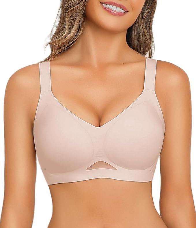 Avidlove Wireless Bras for Women Bras No Underwire Seamless Push Up Bralette Full Coverage Comfort Bra Everyday Bra (XX-Large)