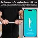 Wyze Smart Scale Ultra BodyScan with Handle Wi-Fi & Bluetooth Body Composition Scale for Weight, BMI, Body Fat, Muscle Mass, and Segmental Measurement, 400 lbs, Black