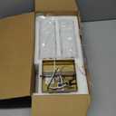 Bathroom Light Fixtures, 2-Light Vanity Lights for Mirror with Milk Glass Shade, Brushed Gold Wall Sconces Up and Down Wall Lamp for Bathroom Bedroom Hallway, VL834-BG-ML