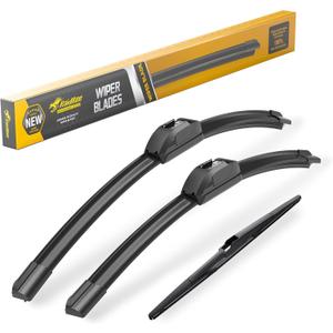 Raidbee 26"+22" Windshield Wiper Blades with 14" Rear Wiper Blade Automotive Replacement Set for Lexus RX330 2004-2006/RX350 2007-2009/RX400h 2006-2008 Genuine OEM Quality (Set of 3)