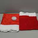 CCINEE 1 Set of 2 PCS Red Hat Dining Chair Slipcovers，Christmas Chair Back Covers Kitchen Chair Covers for Christmas Holiday Festival Decoration