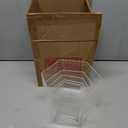 6 Pcs Buffet Risers, Dessert Stands, Acrylic Boxes for Display, Hexagonal Jewelry Showcase, Riser Display Cases Acrylic Display Base, Clear, Clear-Hexagonal