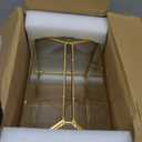 Wedding Card Box with Slot and Lock, 10.2'' Glass Card Boxes for Reception, Gold Decorative Card Holder, Clear Reusable Keepsake Storage for Wedding, Party, Baby Showers, Tabletop Decor