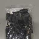 Moicstiy 25 Pair 1/2 Inch Wire Shelving Shelf Lock Clips, Plastic Shelving Clips Replacement Black Sleeve Shelf Clips for Less Than 1/2 Inch Pole