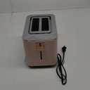 SEEDEEM Toaster 2 Slice, Touch Control Screen, Smart Stainless Toaster, 6 Shade Setting, 6 Bread Selection, Countdown, Removable Crumb Tray, 900W, Peach Pink (9.4*6.3*7.3)