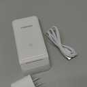 Wireless Charger, Tribone 3 in 1 Foldable Fast Charger for iPhone 17 16 15 14 13 12 11 Pro Max XR XS 8 Plus, for Apple Watch 11 10 9 8 7 6 5 4 3 2 SE Ultra,for AirPods Pro 4 3 2 (White)