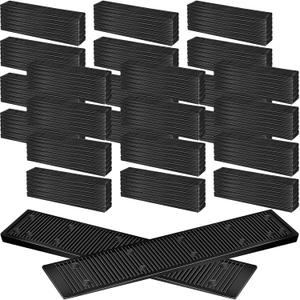 Pangda 200 Pack 8 Inch Composite Plastic Shims for Leveling Multi Purpose Heavy Duty Furniture Composite Leveler Wedges, Adjustable Shims for Table Toilet Hot Tub Furniture