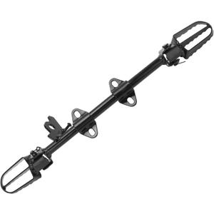 Footpegs Mount Bracket, Motor Footpeg Mount Bracket, Steel Alloy Black Replacement for CRF50 50cc 70cc 110cc 125cc Pit Bikes