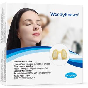 Nasclear Nasal Filters, Seasonal Allergies and Industrial Pollution aid, Public Transportation and pet Grooming Protection (Trial S/M/L/XL)