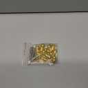 Homoyoyo Iron Spindles Furniture Connectors: 8Pcs Gallery Rails for Shelves, Golden Iron Post Caps for Glass Railing for Wine Cabinet and Serving Cart Spindles,Easy Install 1.57X0.47X0.47In