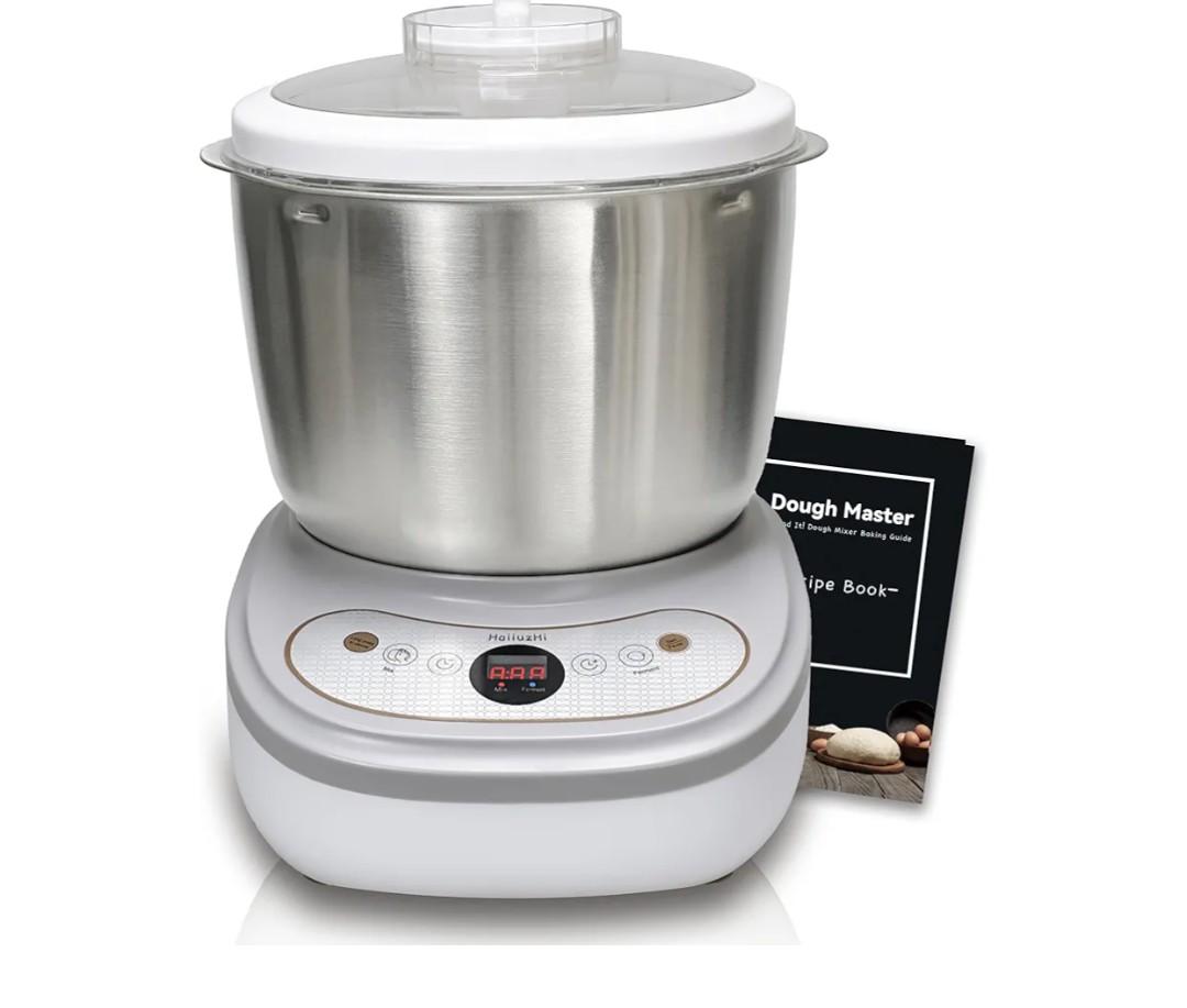 Dough Maker with Ferment Function 7.4Qt Large Capacity Dough Mixer,Commercial&Household Bread Mixer for Pizza, Noodles, Bread,Sourdough Kneading Machine with Stainless Steel Bowl, Face-up Touch Panel