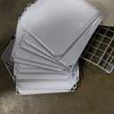 SNSLXH 8 Pack Stackable Closet Storage Bins, Multifunctional & Foldable Closet Organizers and Storage for Bathroom Kitchen Laundry Room Drawer Shelf Storage, Space-Saving Wardrobe Organizer, White