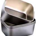 Stainless Steel Food Storage Containers With Lids | Snack Containers for Kids, Freezer Safe, Microwave Safe | Metal Containers For Meal Prep, Leftovers, Freezer 12 Pcs