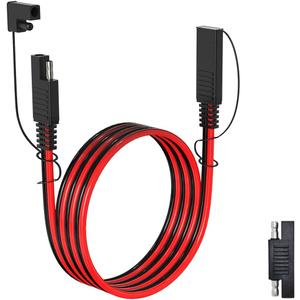 14AWG 6FT SAE Extension Cable 3/6/10/20/35/50FT Quick Disconnect Wire Harness with SAE Connector for Automotive RV Battery Solar Panel