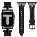 Wearlizer Leather Band Compatible with Apple Watch Bands Women 41mm 40mm 38mm 49mm 46mm 45mm 44mm 42mm, Fancy Dressy Strap for iWatch Series 11 10 9 8 7 6 5 4 3 SE/Ultra 3 2 1