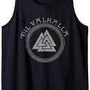 Til Valhalla Nordic Viking Warrior Norse Viking Tank Top Large