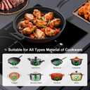 Dual Coil Design of 2 Burner Cooker, 1800W Electric Ceramic Hot Plate for Cooking, Infrared Double Burner Portable Countertop or 24inch Built-in Cooktop Radiant Stove Top, Compatible with All Cookware