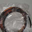 YONOY 6Pcs Plastic HairBand Designed for Eyewear No Pressure No Headache Comfortable Headbands for Women Fashion Thin Headbands Non Slip (Black, Tortoise,coffee) (1 Count (Pack of 6))