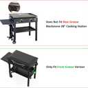 Stanbroil Hard Cover Hood for Older Blackstone 28 Inch Front Grease Griddle, Powder Coated Steel Griddle Lid