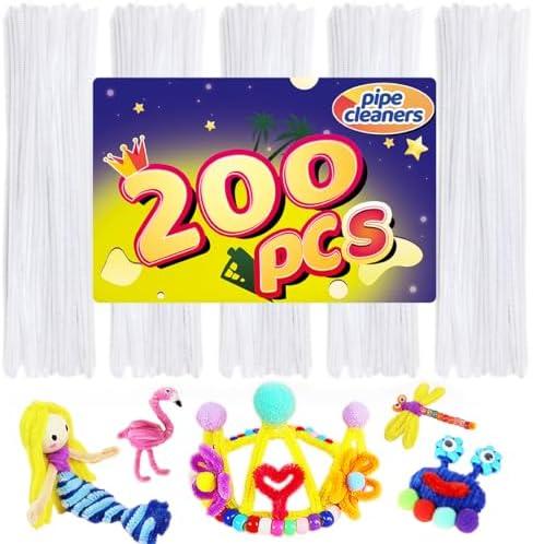 Pipe Cleaners, Pipe Cleaners Craft, Arts and Crafts, Crafts, Craft Supplies, Art Supplies (White)