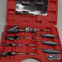 Cylinder Hone Tool Kit, Adjustable Engine Cylinder Honing Tool for Sizes 3/4" to 7" Cylinders, 1-1/8", 3" and 4" Diameters with Extra 11 Piece Replacement Honing Stones 220 Grit